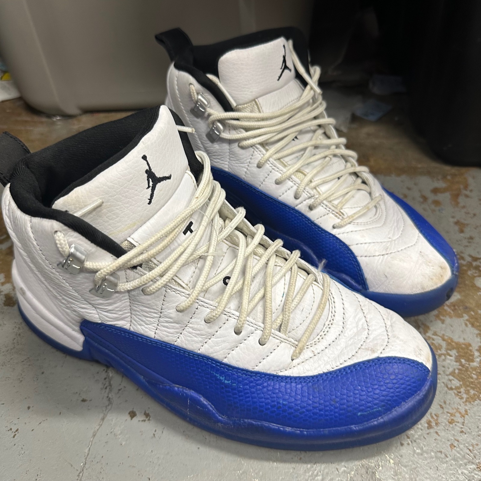Jordan 12 Retro White Game Royal Blue Ct8013-140 Mens Size 8.5 Sneakers